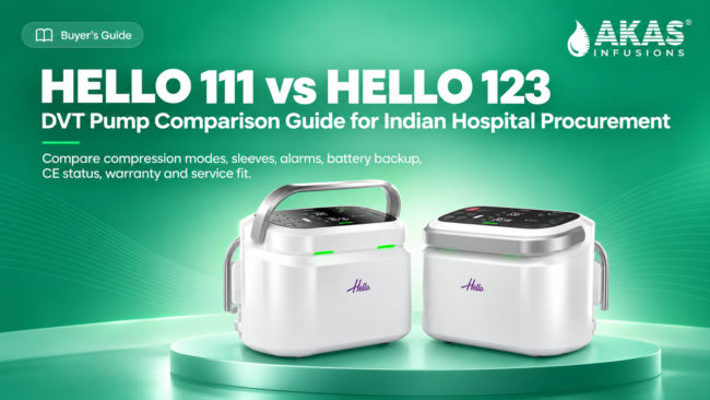 HELLO DVT Pump Comparison Guide HELLO 111 vs HELLO 123